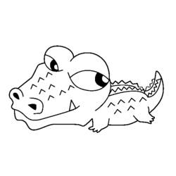 Coloring page: Crocodile (Animals) #4965 - Free Printable Coloring Pages