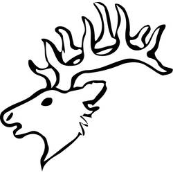 Coloring page: Deer (Animals) #2649 - Printable coloring pages