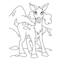 Coloring page: Deer (Animals) #2674 - Free Printable Coloring Pages