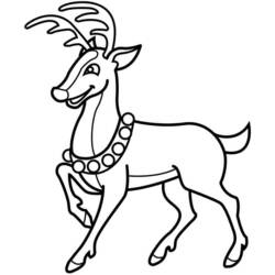 Coloring page: Deer (Animals) #2675 - Free Printable Coloring Pages