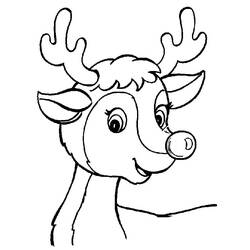 Coloring page: Deer (Animals) #2696 - Free Printable Coloring Pages