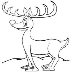 Coloring page: Deer (Animals) #2715 - Free Printable Coloring Pages
