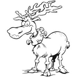 Coloring page: Deer (Animals) #2719 - Free Printable Coloring Pages