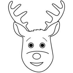 Coloring page: Deer (Animals) #2730 - Free Printable Coloring Pages