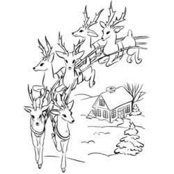 Coloring page: Deer (Animals) #2748 - Free Printable Coloring Pages