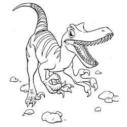 Coloring page: Dinosaur (Animals) #5492 - Printable coloring pages