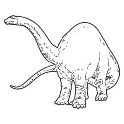 Coloring page: Dinosaur (Animals) #5498 - Free Printable Coloring Pages