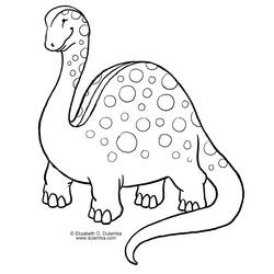 Coloring page: Dinosaur (Animals) #5503 - Free Printable Coloring Pages