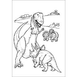 Coloring page: Dinosaur (Animals) #5526 - Free Printable Coloring Pages