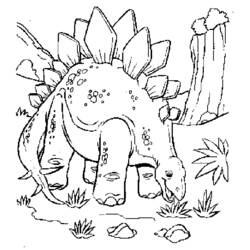 Coloring page: Dinosaur (Animals) #5527 - Free Printable Coloring Pages