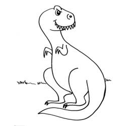 Coloring page: Dinosaur (Animals) #5560 - Free Printable Coloring Pages