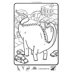 Coloring page: Dinosaur (Animals) #5564 - Free Printable Coloring Pages