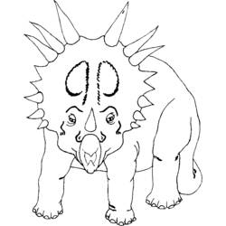 Coloring page: Dinosaur (Animals) #5569 - Free Printable Coloring Pages