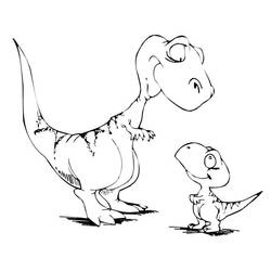Coloring page: Dinosaur (Animals) #5589 - Free Printable Coloring Pages