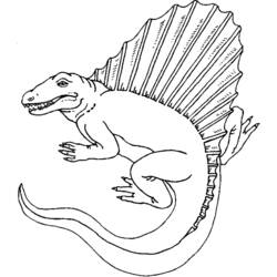 Coloring page: Dinosaur (Animals) #5590 - Free Printable Coloring Pages