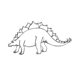 Coloring page: Dinosaur (Animals) #5612 - Free Printable Coloring Pages