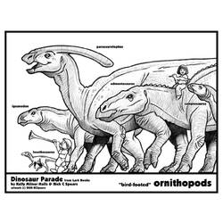 Coloring page: Dinosaur (Animals) #5619 - Free Printable Coloring Pages