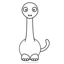 Coloring page: Dinosaur (Animals) #5621 - Free Printable Coloring Pages