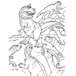 Coloring page: Dinosaur (Animals) #5645 - Free Printable Coloring Pages