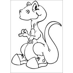 Coloring page: Dinosaur (Animals) #5657 - Free Printable Coloring Pages