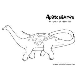 Coloring page: Dinosaur (Animals) #5664 - Printable coloring pages