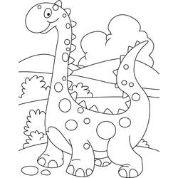 Coloring page: Dinosaur (Animals) #5666 - Free Printable Coloring Pages