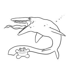 Coloring page: Dinosaur (Animals) #5669 - Free Printable Coloring Pages