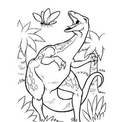 Coloring page: Dinosaur (Animals) #5675 - Free Printable Coloring Pages