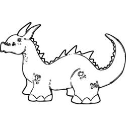 Coloring page: Dinosaur (Animals) #5682 - Free Printable Coloring Pages