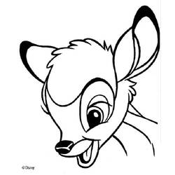 Coloring page: Doe (Animals) #1135 - Printable coloring pages