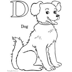Coloring page: Dog (Animals) #10 - Printable Coloring Pages