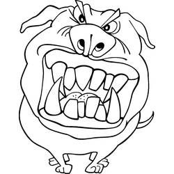Dog (Animals) coloring page #182769 to print and color