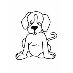 Dog (Animals) coloring page #182782 to print and color