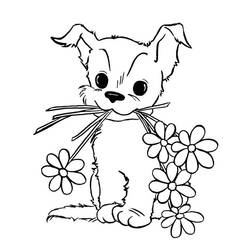 Dog (Animals) coloring page #182789 to print and color