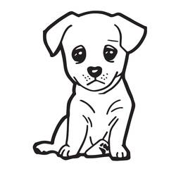 Dog (Animals) coloring page #182809 to print and color