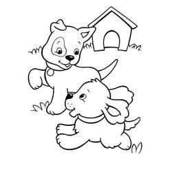 Dog (Animals) coloring page #182810 to print and color