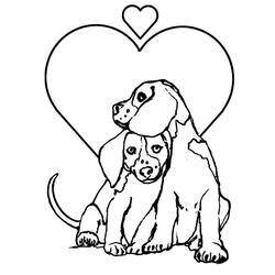Dog (Animals) coloring page #182811 to print and color