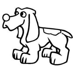 Coloring page: Dog (Animals) #3100 - Free Printable Coloring Pages