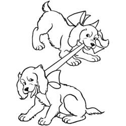 Coloring page: Dog (Animals) #3104 - Free Printable Coloring Pages