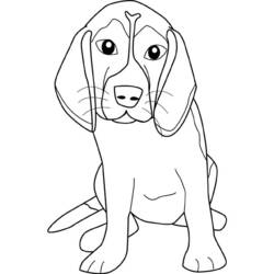Coloring page: Dog (Animals) #3105 - Free Printable Coloring Pages