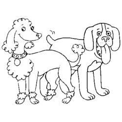Coloring page: Dog (Animals) #3152 - Free Printable Coloring Pages