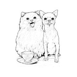 Coloring page: Dog (Animals) #3189 - Free Printable Coloring Pages