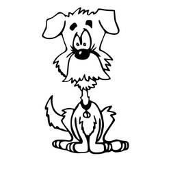Coloring page: Dog (Animals) #48 - Free Printable Coloring Pages