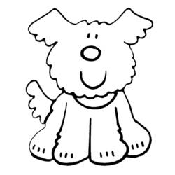 Coloring page: Dog (Animals) #5 - Printable coloring pages