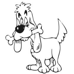 Coloring page: Dog (Animals) #52 - Free Printable Coloring Pages