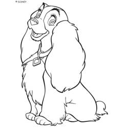 Coloring page: Dog (Animals) #53 - Free Printable Coloring Pages