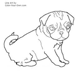 Coloring page: Dog (Animals) #70 - Free Printable Coloring Pages