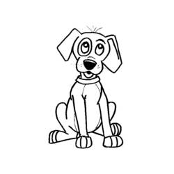 Coloring page: Dog (Animals) #72 - Free Printable Coloring Pages
