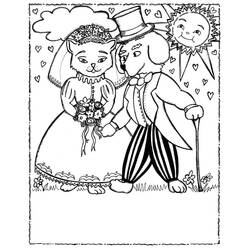 Coloring page: Dog and Cat (Animals) #211014 - Free Printable Coloring Pages