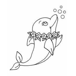 Dolphin (Animals) coloring page #182733 to print and color